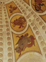 Detail von Engeln aus der Kuppel, gebaut 1635-42 (Detail)